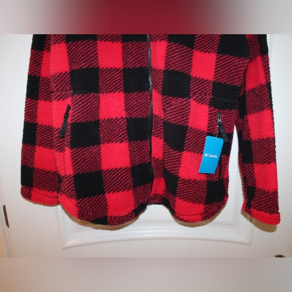 Columbia Buffalo plaid fleece jacket (women’s XL) (NWT) - Picture 4 of 11